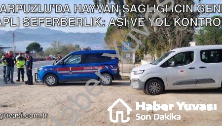 Karpuzlu’da Hayvan Sağlığı İçin Geniş Çaplı Seferberlik: Aşı ve Yol Kontrolü