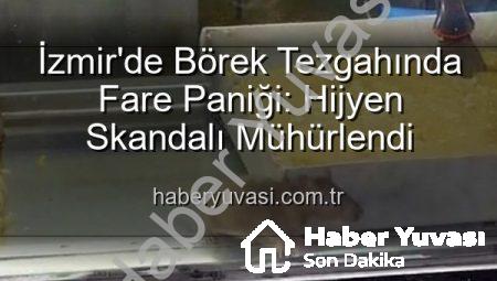 İzmir’de Börek Tezgahında Fare Paniği: Hijyen Skandalı Mühürlendi