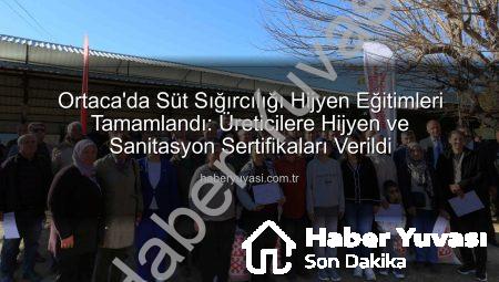Ortaca’da Süt Sığırcılığı Hijyen Eğitimleri Tamamlandı: Üreticilere Hijyen ve Sanitasyon Sertifikaları Verildi