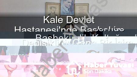 Kale Devlet Hastanesi’nde Başhekimlik Koltuğunda Yeni Dönem: Genç İsim Kerim Elçin Göreve Başladı